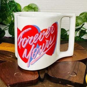 Avon Vintage Heart Valentine’s Day Retro Shaped Coffee Mug